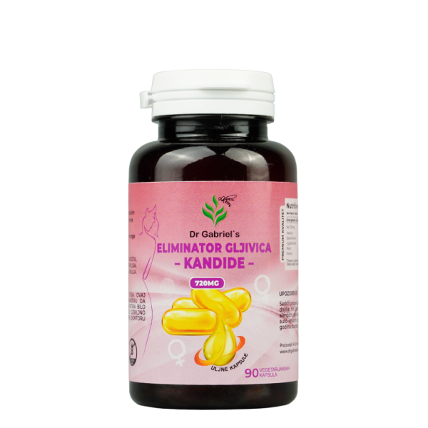EGK uljne kapsule, Eliminator gljivica kandide 90 vegeterijanskih kapsula preparat za prirodno riješenje kod prisutnih gljivica kandide.