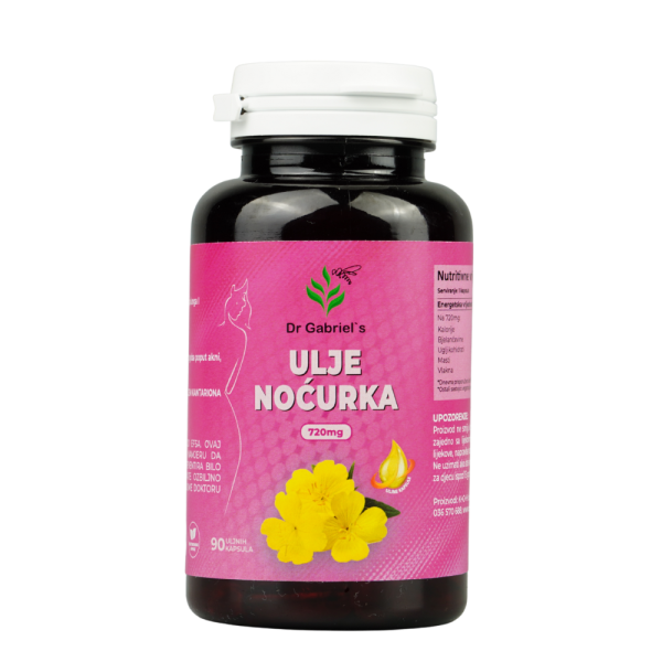 Ulje noćurka uljne kapsule 90 komada – Riješite se PMS-a i tegoba u menopauzi
