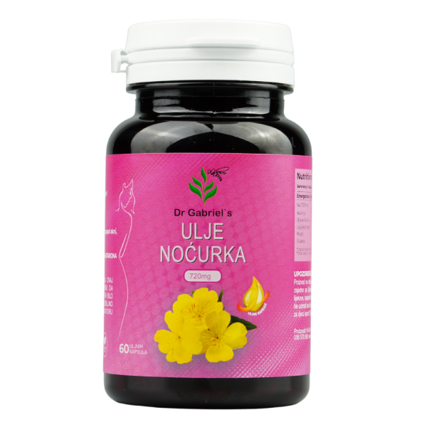 Ulje noćurka uljne kapsule 60 komada – Riješite se PMS-a i tegoba u menopauzi