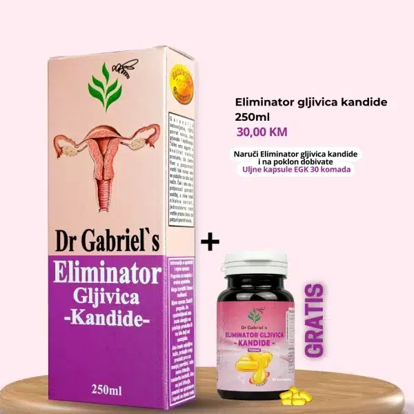 Eliminator gljivica kandide prirodno ulje protiv gljivičnih infekcija sa kantarionovim cimetovim uljem