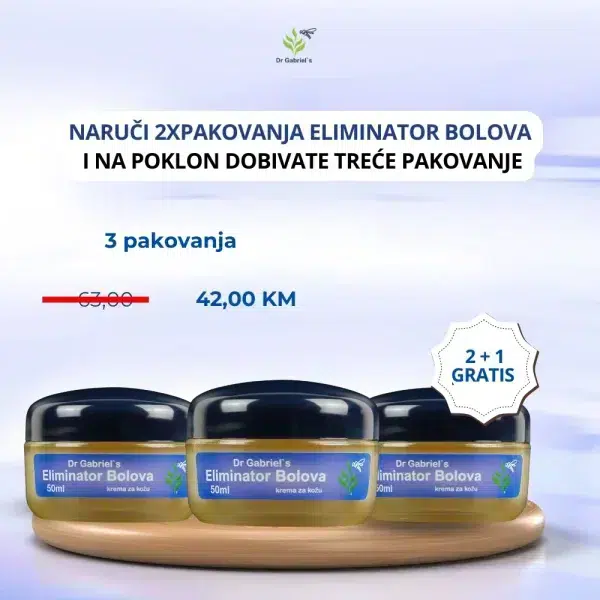 Naručite 2 Eliminatora bolova na poklon dobivate treći!