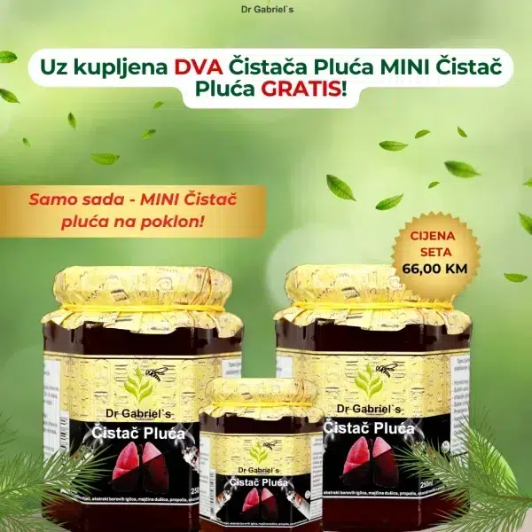 Dva čistača pluća gratis MINI čistać pluća