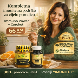 BESPLATNA DOSTAVA 1+1 Immunu power i Ulje čorokota kapsule