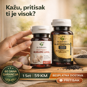 BESPLATNA DOSTAVA - Krvni pritisak - Ext.Bijelog luka i Ulje čorokota