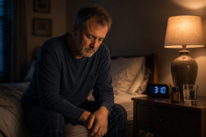 Muškarac srednje dobi ustaje noću učestalo mokrenje prostata simptomi prirodna podrška
