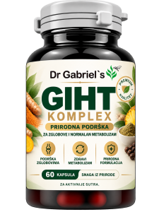 Giht Kompleks kvercetin vitamin C kurkumin kapsule Dr. Gabriel's