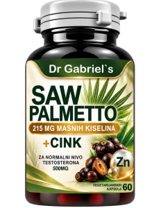 Saw Palmetto + Cink Dr. Gabriel's — saw palmetto kapsule, 60 komada