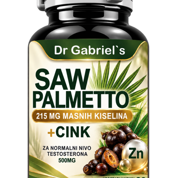 Saw Palmetto + Cink Dr. Gabriel's — saw palmetto kapsule, 60 komada