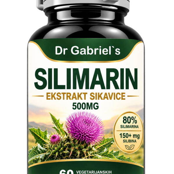 Silimarin ekstrakt sikavice Dr. Gabriel's — sikavica kapsule 500 mg, 60 komada