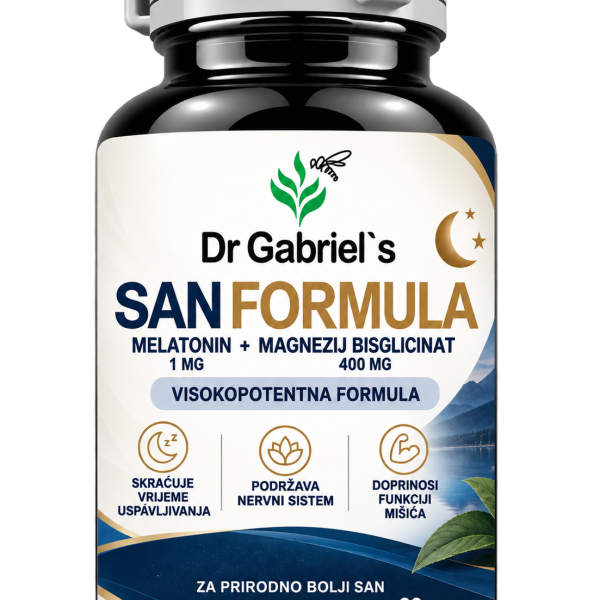 – San Formula Dr. Gabriel's — melatonin i magnezij kapsule, 60 komada