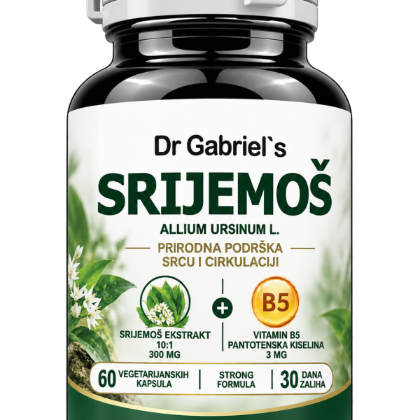 Srijemoš (medvjeđi luk) ekstrakt 10:1 kapsule Dr. Gabriel's