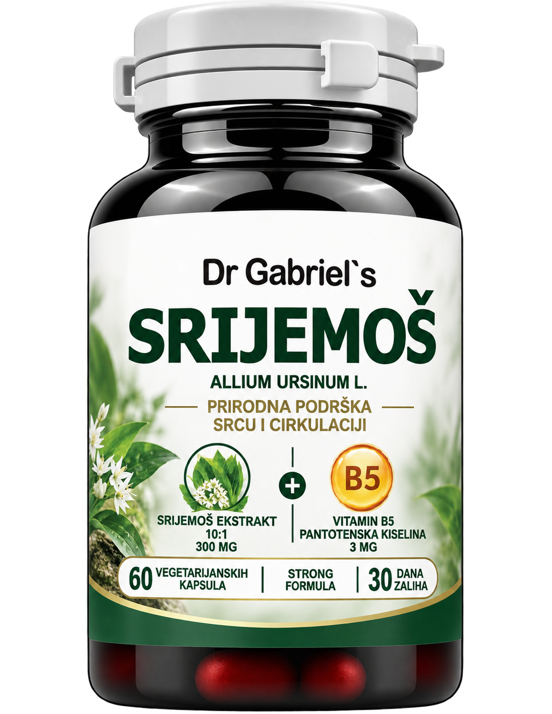 Srijemoš (medvjeđi luk) ekstrakt 10:1 kapsule Dr. Gabriel's