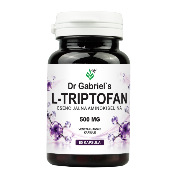 L-triptofan Dr Gabriel's — triptofan kapsule 500 mg, 60 komada