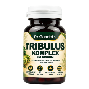 Tribulus kompleks sa cinkom Dr. Gabriel's — tribulus kapsule, 60 komada
